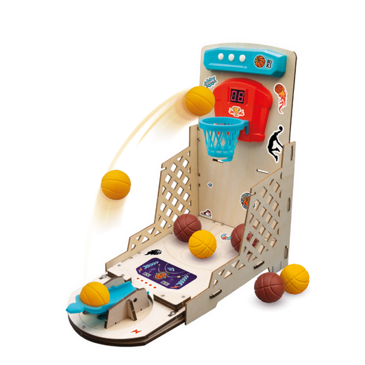 ערכת אלקטרוניקה לילדים - כדורסל אלקטרוני מבית בוקי צרפת Buki France