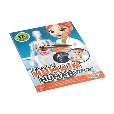 ערכת מדע לילדים גוף אנושי מבית בוקי צרפת buki france