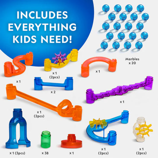 מבוך גולות ממונע, מדע והנדסה לילדים - 75 חלקים מבית נשיונל ג'אוגרפיק - National Geographic