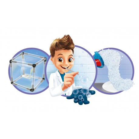 ערכת ניסויים לילדים, ערכת מדע לילדים - מיני מעבדה לבועות סבון