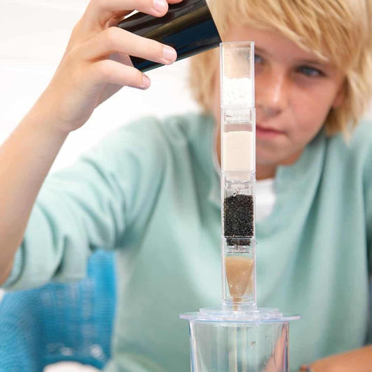 ערכת מדע לילדים, ניסוי טיהור והתפלת מים לילדים