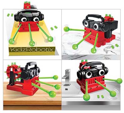 ערכת רובוטיקה לילדים, הרכבת רובוט מתופף לילדים