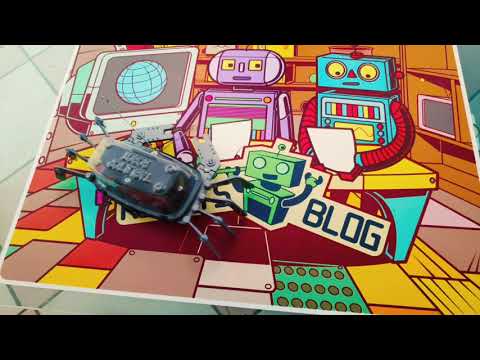 רובוט לילדים, ערכת רובוטיקה לילדים, רובוט חיישן שולחן - רובוט חכם שלא נופל KidzRobotix סרטון הרכבה