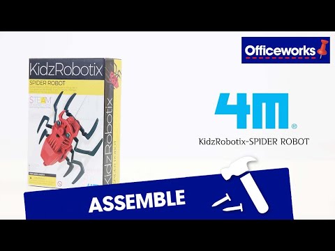 סרטון הרכבה רובוט עכביש לילדים