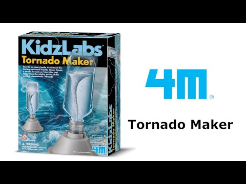 סרטון ערכת מדע לילדים – יצירת טורנדו שולחני לילדים