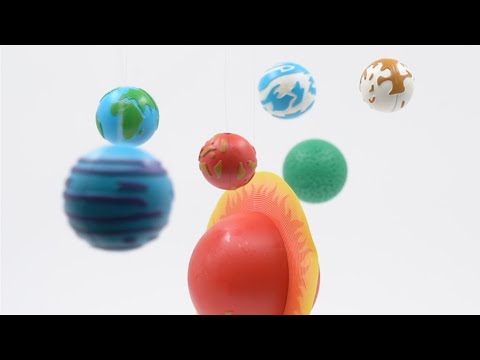 סרטון יצירה מערכת חלל ומערכת השמש לילדים