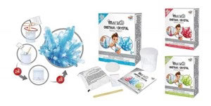 ערכת מדע לילדים, ניסויים לילדים, מיני מעבדה גידול קריסטלים - Buki France