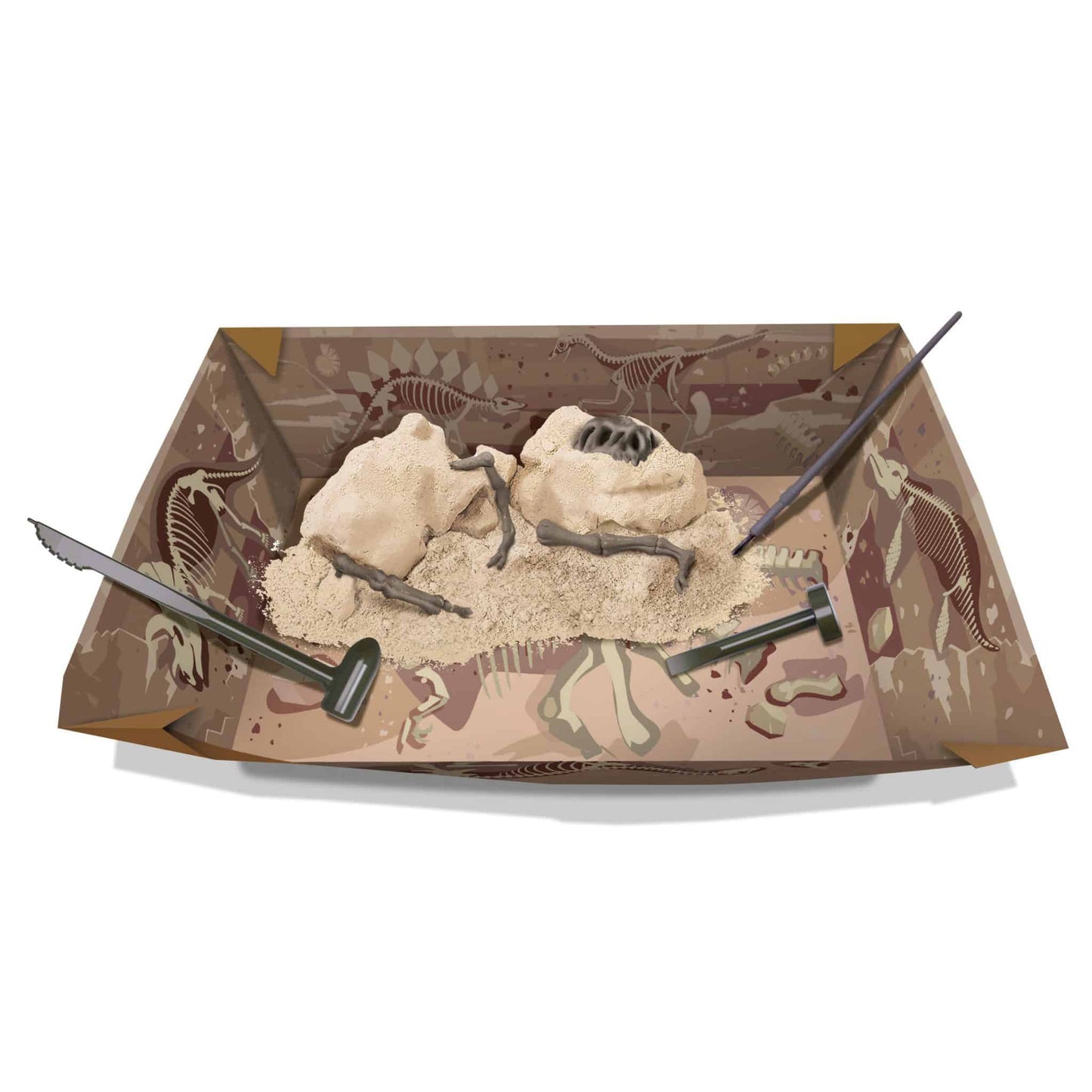 ערכת חפירה T-REX, ערכת פלאונטולוגים לילדים - 4m Kidzlabs