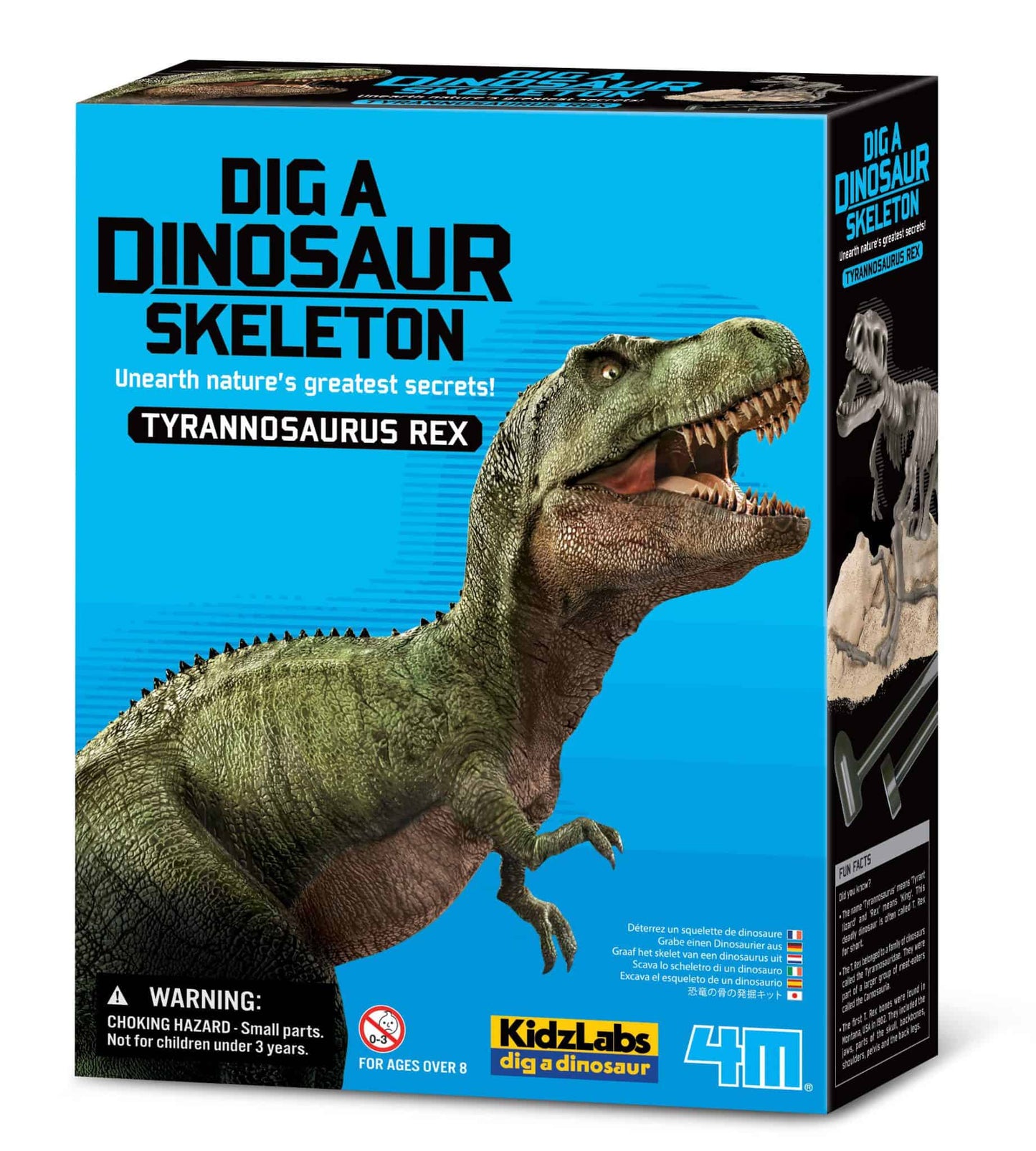 ערכת חפירה T-REX, ערכת פלאונטולוגים לילדים - 4m Kidzlabs