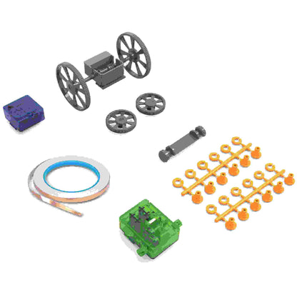 ערכת מדע לילדים, הרכבת מכונית מרוץ מנייר מונעת טכנולוגיה - 4m