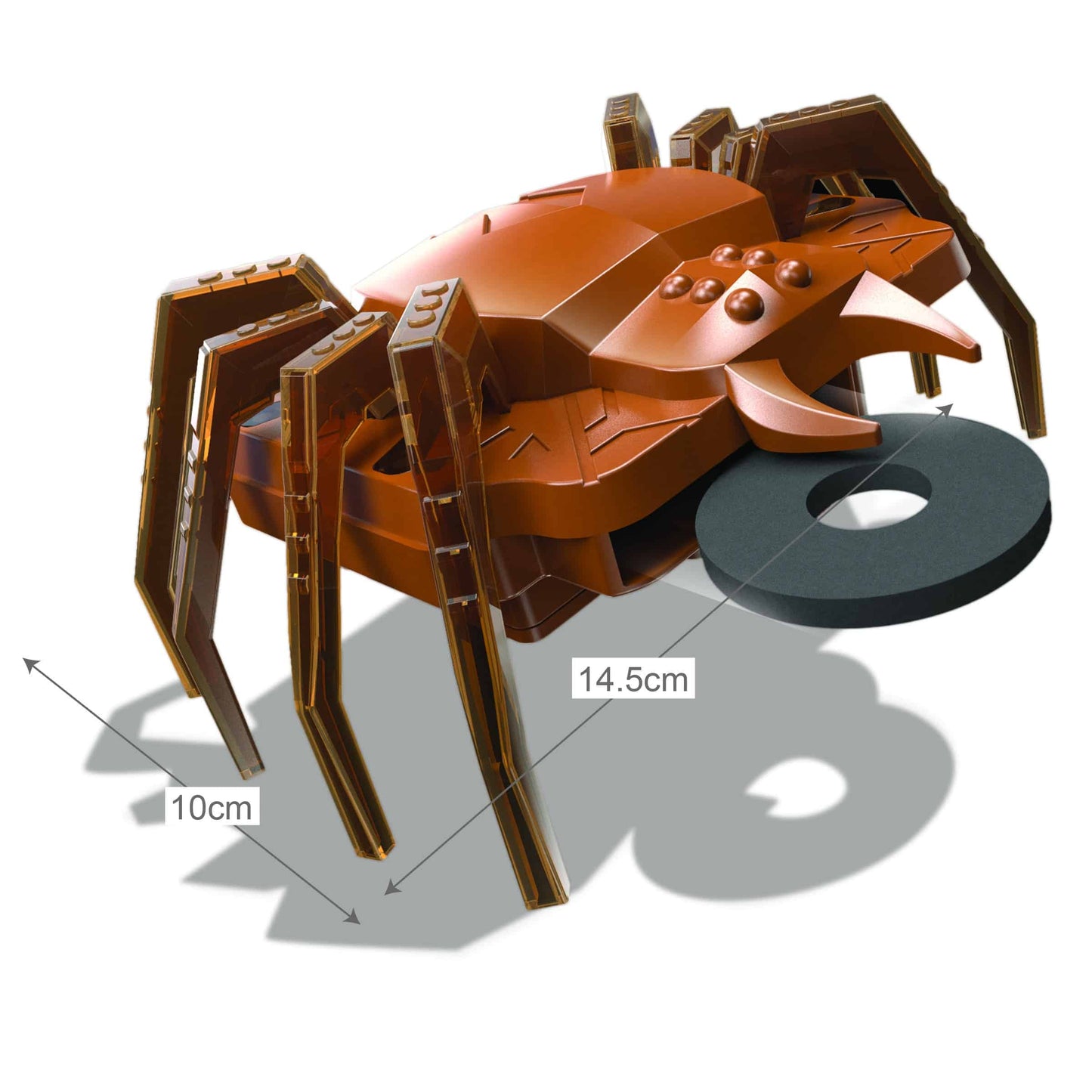 ערכת רובוטיקה לילדים, רובוט לילדים, עכביש משגר דיסקיות