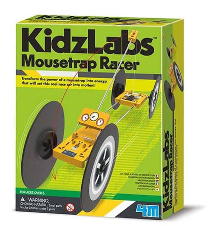 מכונית מרוץ מלכודת עכברים - מכונית שעובדת על קפיץ