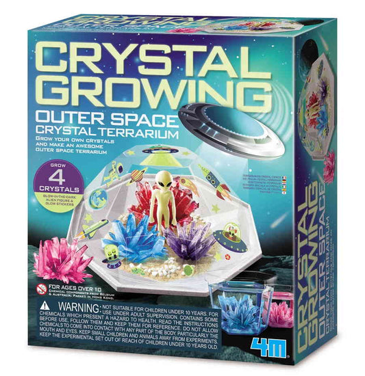 ערכת מדע לילדים, גידול גבישים, חממת קריסטל בחלל החיצון - 4m