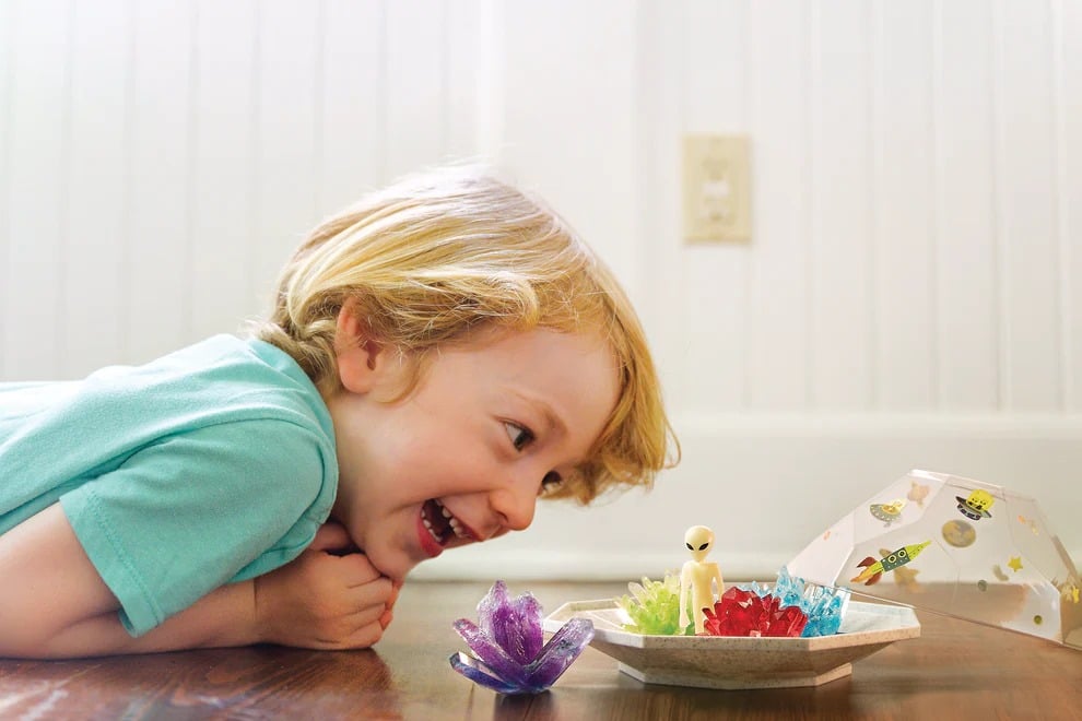 ערכת מדע לילדים, גידול גבישים, חממת קריסטל בחלל החיצון - 4m