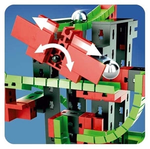 ערכת הרכבה והנדסה לילדים, ערכת מדע לילדים, מבוך גולות Dynamic S