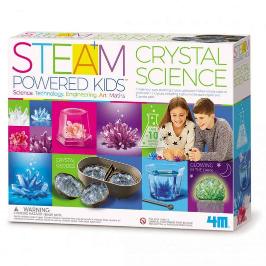 ערכת מדע לילדים, ניסויים לילדים, מדעי הגבישים