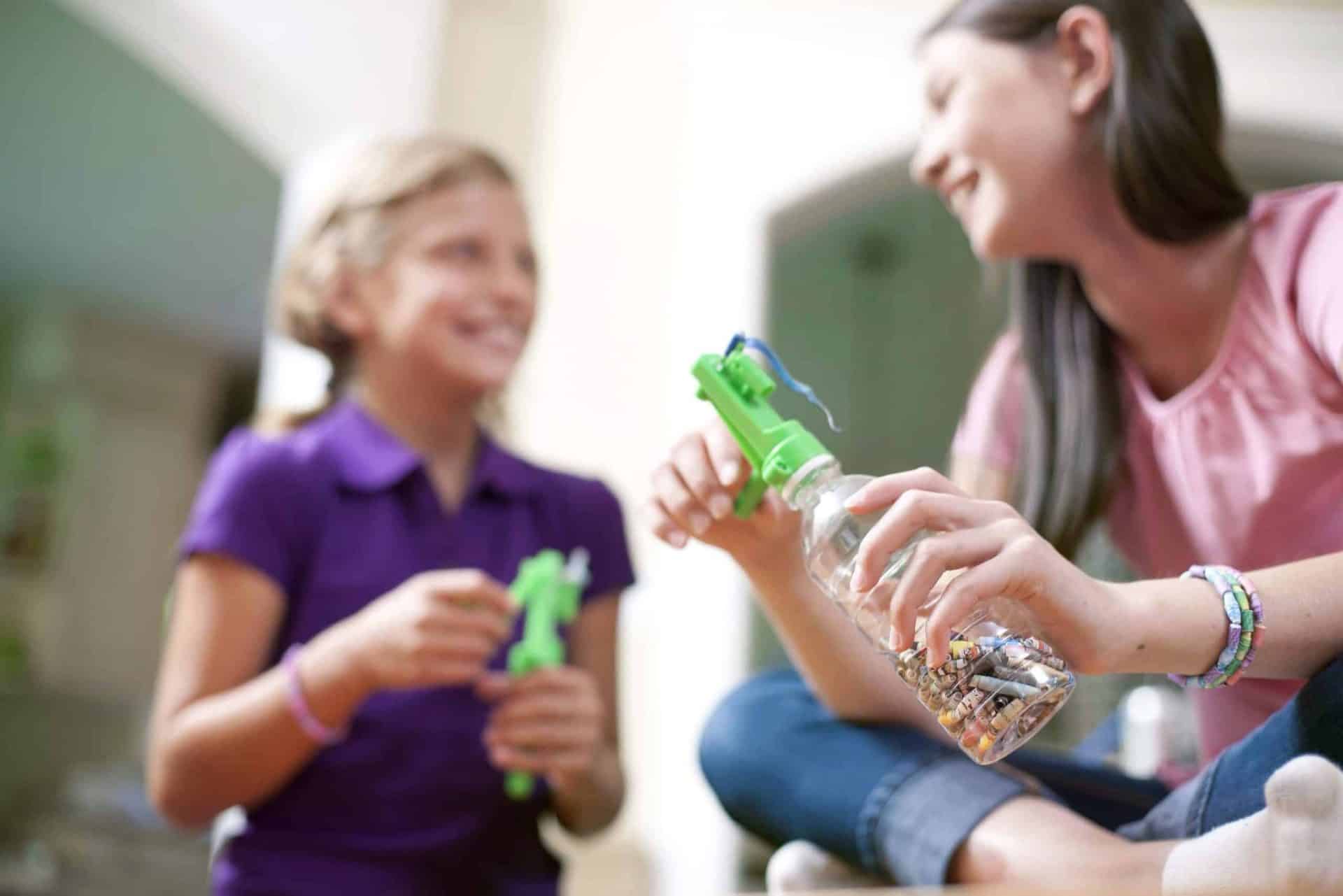 ערכת מדע לילדים, יצירה ירוקה בנייר דלאקס