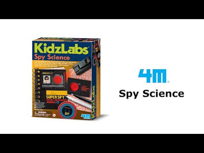 ערכת סודות והצפנה – משחק מרגלים מדעי לילדים Kidzlabs